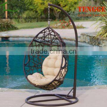 Outdoor Furniture Rattan Outdoor Swing Egg Chair