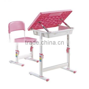 Height Adjustable School Table and Chair