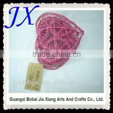 Heart shaped pink wire love gift box set of three