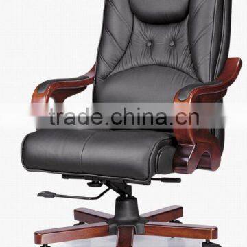 Leather Office Manager Chair 6077 photo-3