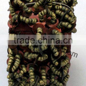 Stylish Metal Napkin Rings, Wedding Tall Napkin Ring, Handmade Matel Napkin Rings photo-5