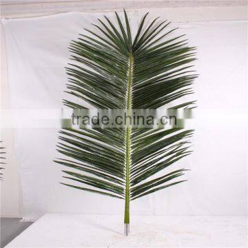 SJZZY artificial coconut palm tree leaves , high for 240 cm plastic palm tree leaves