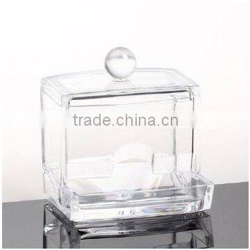 Clear Acrylic Cotton Ball and Swab Holder Case/ Cotton Ball Container photo-5