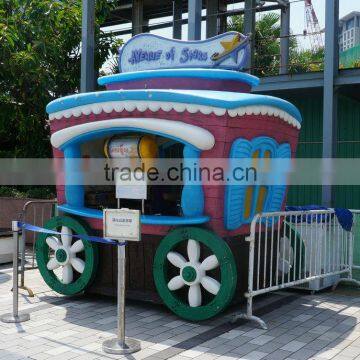 Large fiberglass mobile food kiosk