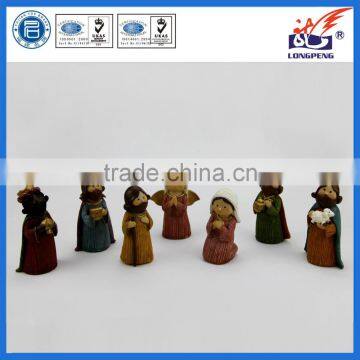 Christmas Polyresin Cartoon Nativity Set Religious Set For Sale