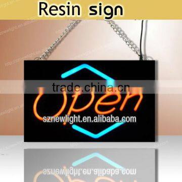 Customized Open Flash Led Sign for Advertising and Promotion . Led Resin Sign / Led Open Sign photo-3