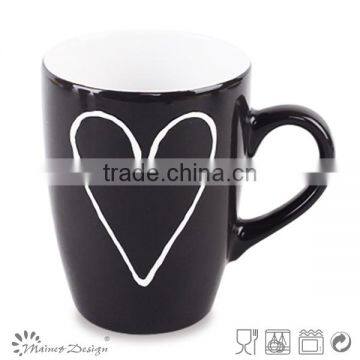 colourful silk screen printing ceramic coffee mug new design