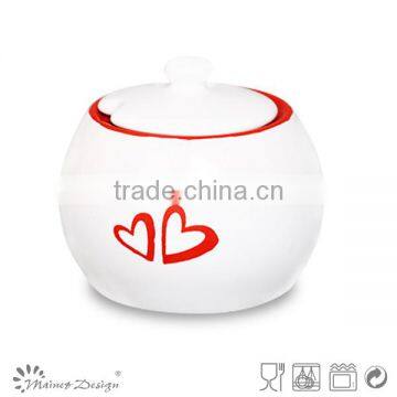 Ceramic Colorful Cute With Dot Sugar Pot photo-6