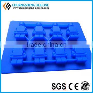 Mini robot shape ice cream mold, ice cube tray, freeze tooling