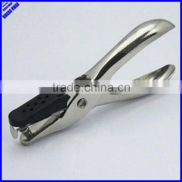 Quality all metal struction single paper hole punch plier