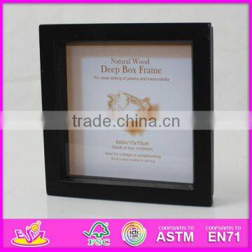 2016 new fashion wooden photo frame, beautiful wooden photo frame W09A017