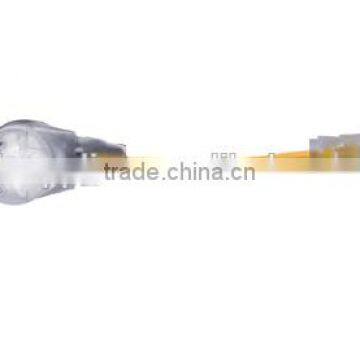 ADC153012HL RV adapter 12inch 15A male to 30A female adapter extension cord with powergrip and indicator light,10AWG