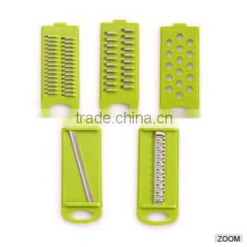 6 in 1 Fruit Multi Vegetable Mandoline Slicer 6 Adjustable Stainless Steel Blades Kitchen Grater Cutter photo-5