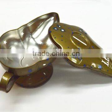 New Design Cool Irregular Shape Tinplate Coin Bank photo-3