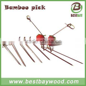 Knotted Bamboo Fruit Sticks, Bamboo Knot Skewer photo-2