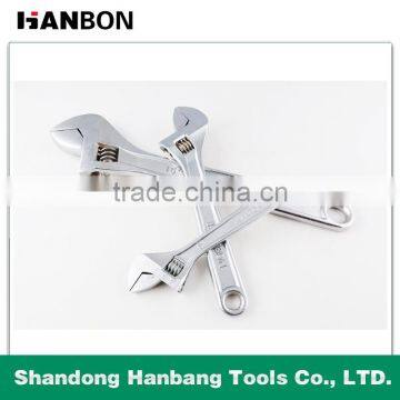 Chrome Plated Adjustable Wrench With All Wrench Sizes photo-3