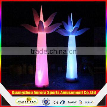 New finished party decoration inflatable cone with led light