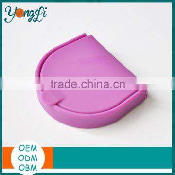 Hot Sales Candy Color Soft Silicone Coin Purse photo-2