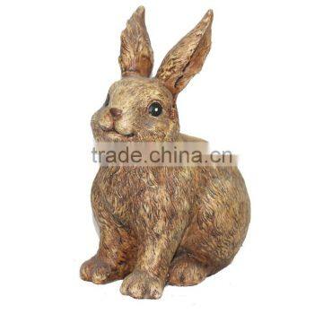 new design brown easter rabbit garden decoration