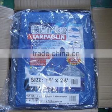 Factory Price Each Tarpaulin Into a Clear Polybag Bale Packing15' x 15'110PCS