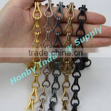 Colored 12mm Fashion Decorative Aluminum Chain For Curtain