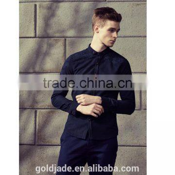 High Fashion Embroidery Slim Fit Shirts for Man photo-4