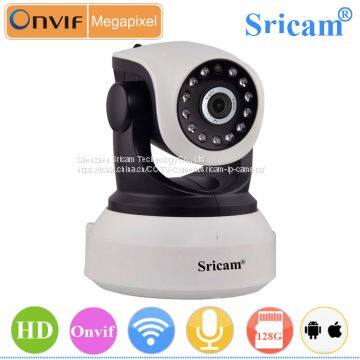 Sricam SP017 Pan-Tilt Zoom 720P HD Resolution IP Camera Megapixel P2P Indoor wifi Smart IP Camera