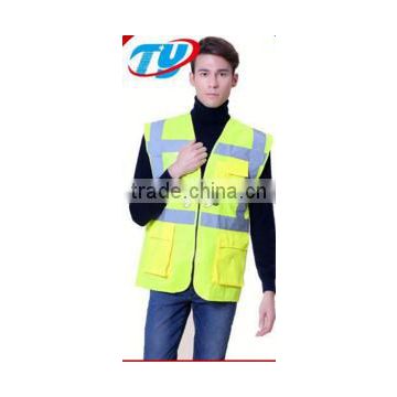 cheap low price reflective safety vest with pocket