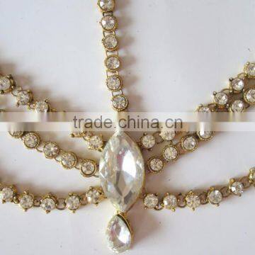 MATHAPATTI MAANG TIKA GOLD PLATED Crysta; photo-2