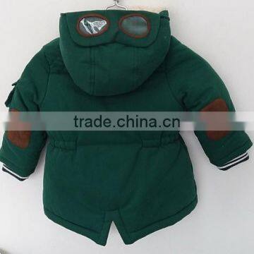 2016 Baby Boys Green ''flying Coat'' Faux Fur Inner Padded Coat for Winter photo-2