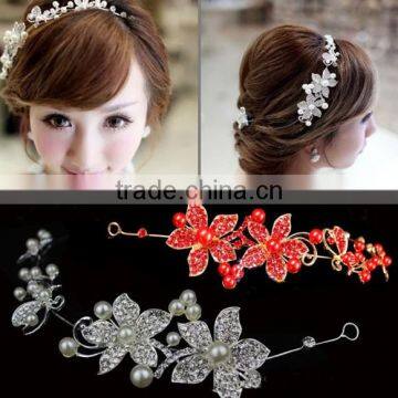 Korean style pearl hair band high quality shell pearl hair accessories yiwu cheap pearl bobby pin