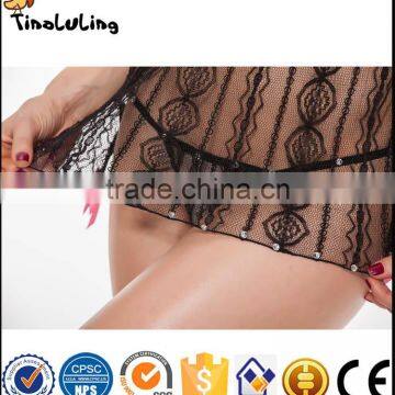 2017 Tinaluling Ladies Black Lace Bra Set Slim Fit Sexy Lingerie Manufacture photo-5