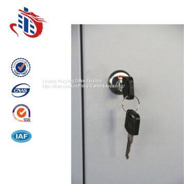 4 Door Workers Clothes Storage Cabinets Metal Locker Box photo-4