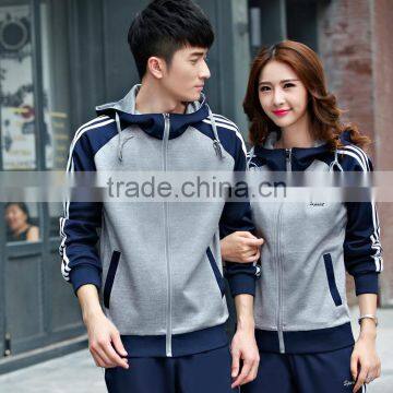 Jiangxi OEM Casual Fleece Slim Fit Tracksuit Wholesale Cheap Custom High Quality Sports Tracksuit For Unisex photo-2