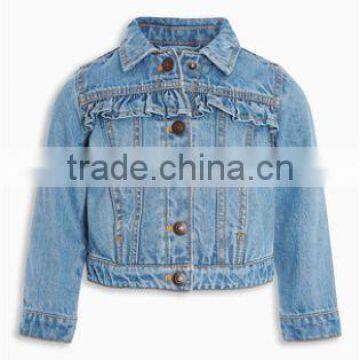China Factory Kids Denim Jacket for Girls photo-3