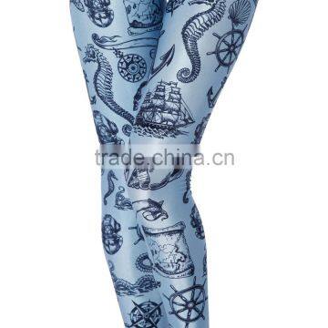 2017 Colorful Sublimation Leggings for Women Fitness Wear Yoga Pants and Leggings for Active Wear photo-2