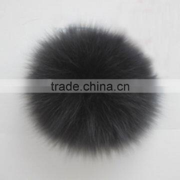 Myfur Luxury Colorful High Quality Real Fox Body Fur Pom Poms Wholesale Animal Fur Accessory photo-3