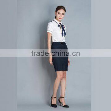 Elegant Good Quality Customize Airline Uniform Airline Stewardess photo-4