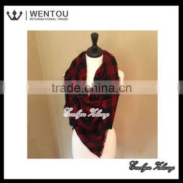 Fashionable Plaid Tartan Scarf photo-4