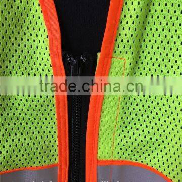 100% Polyester ANSI Mesh Reflective Safety Vest photo-5