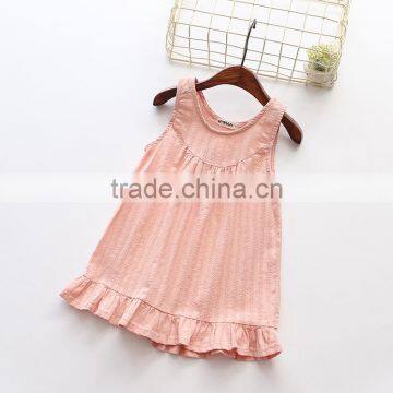 Modern Summer Lace Blank Baby Girl Princess Birthday Vest Dress photo-4