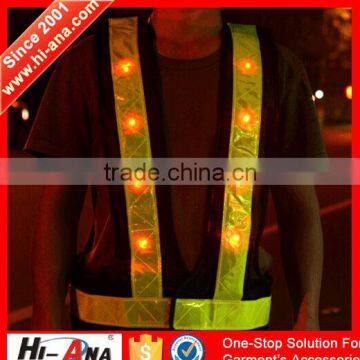 hi-ana reflective1 Over 800 partner factories high visibility led reflective vest