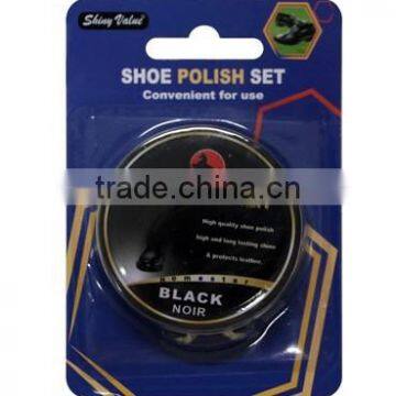 45g black brown neutral waxed non toxic tin shoe polish