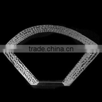 Optic Crystal Glass Fan Shaped Iceberg , Sector Iceberg For Souvenirs Office Decoration JKC-0086 photo-3