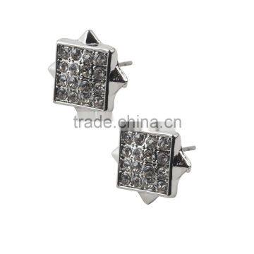 Customized Unique Gold Jhumka Square Hiphop Earrings Wholesale Earrings Wholesale photo-2