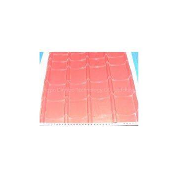 5.5kw Steel Glazed Tile Forming Machine with 10 - 15 m / min Forming Speed for Steel Panel Roofs and
