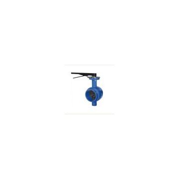 Grooved-end butterfly valve