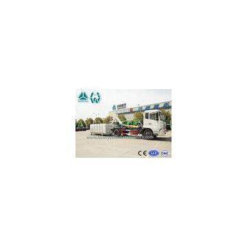 Dongfeng Chassis Automatic Garbage Compactor Trucks 4X2 With Detachable Carriage