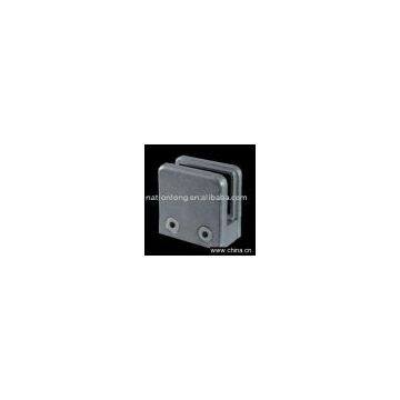 Zinc Glass Clamp Square Flat Back