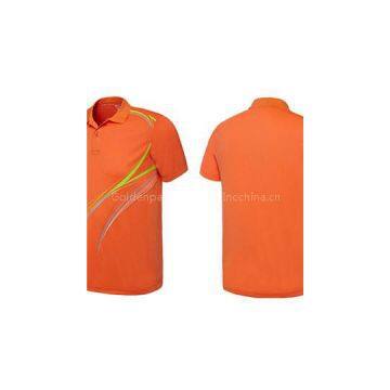 100% Polyester Quick Dry Short Sleeve Sports Polo Shirt